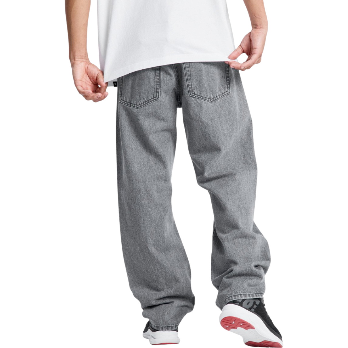 2026 DC Shoes Mens Relaxed Denim Pants EDYDP03437 - Medium Grey